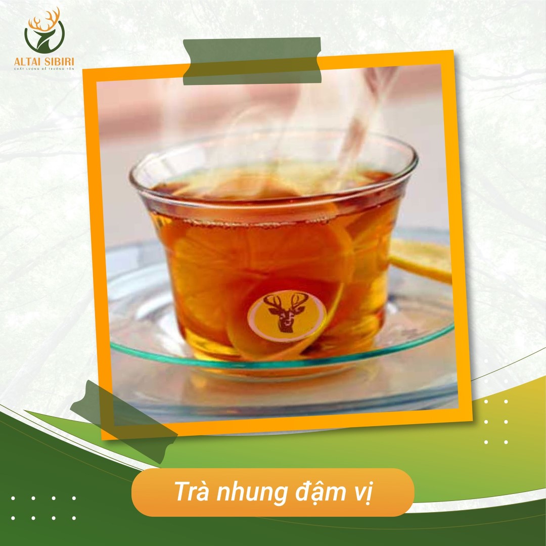 trà nhung hươu khô